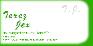 terez jex business card